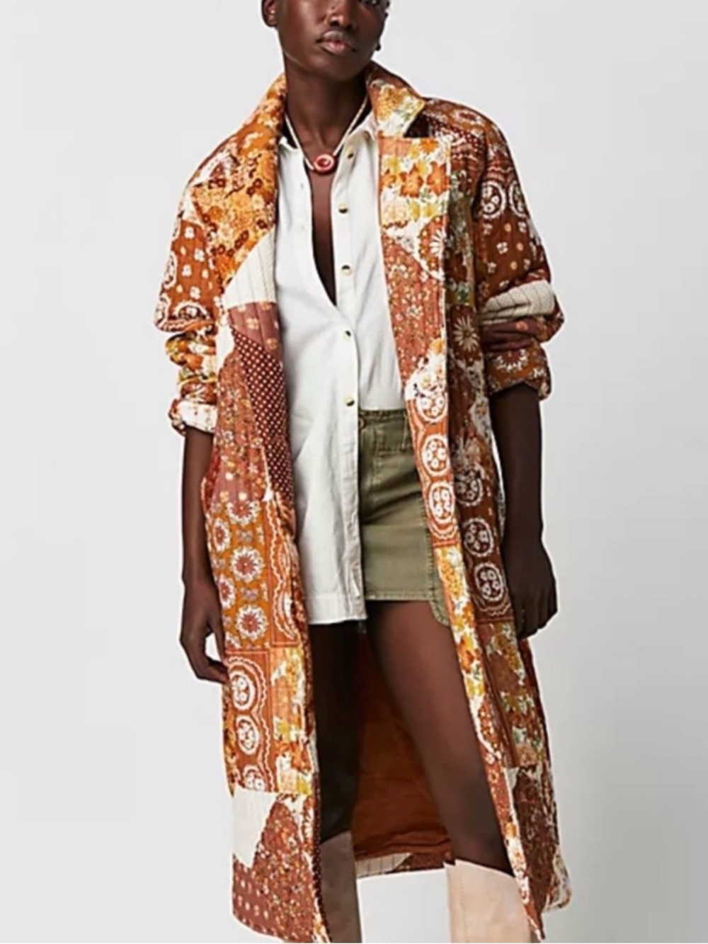 Spell/Free People Cha Cha Quilted Coat - NWT - XXL
